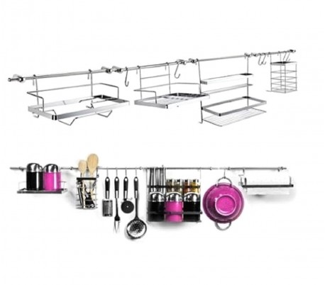 980603 Set de utensilios Maitre Chef de cocina 16 piezas 2 barras de 72 cm