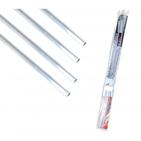 EF013 Juego XONE de 4 perfiles SalvaPorta CHROME de PVC 2x87 cm y 2x67 cm