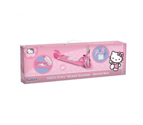 Patinete rosa dibujo Hello Kitty con...