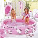 Piscina hinchable Charmmy Kitty / Piscina 3 anillos -Diámetro 150cm Linea Mondo