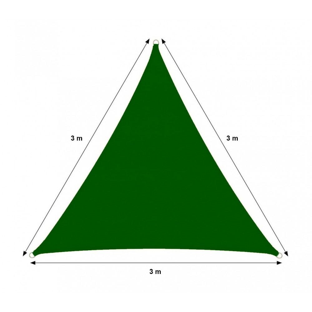 482360 Sombrilla Verde 3x3x3m con ganchos...