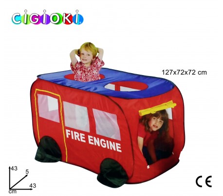  Tienda campaña camion de bomberos 127x72x72...