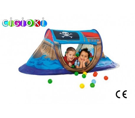 Tienda campaña forma barco pirata 170x85x70...