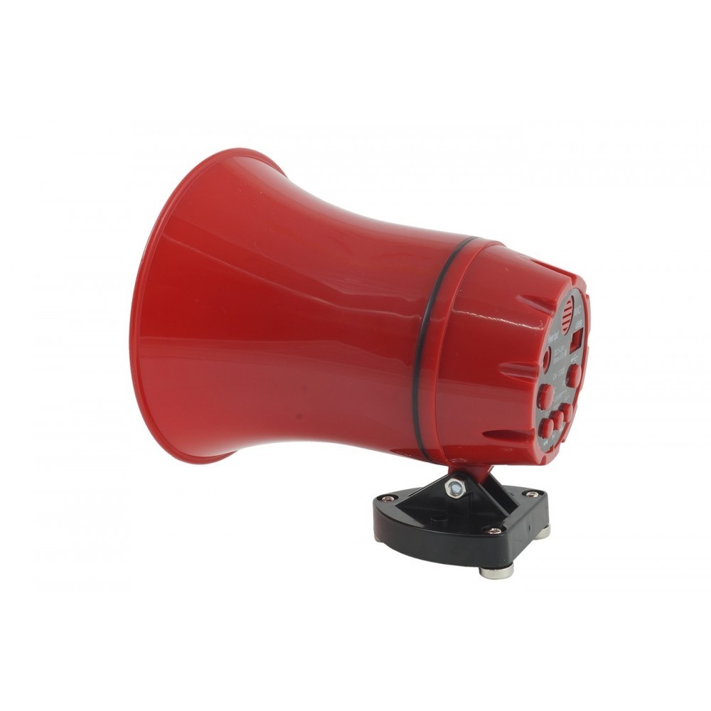 CA-130U Megáfono de coche en PVC con lector USB...