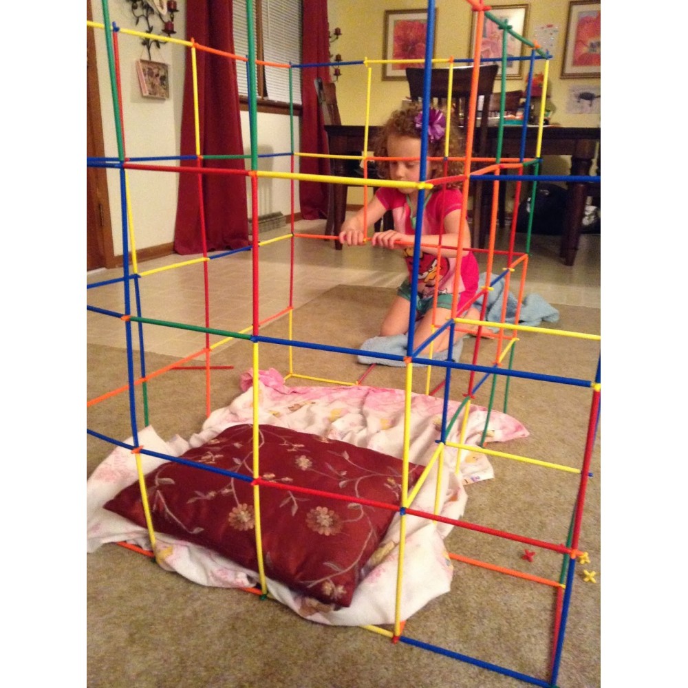 Juego de pajitas para construcciones 3D con...