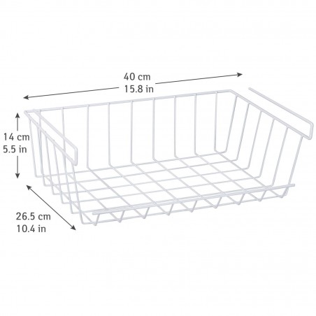 980498 Organizador estante para despensas y frigoríficos de 40x26x14 cm