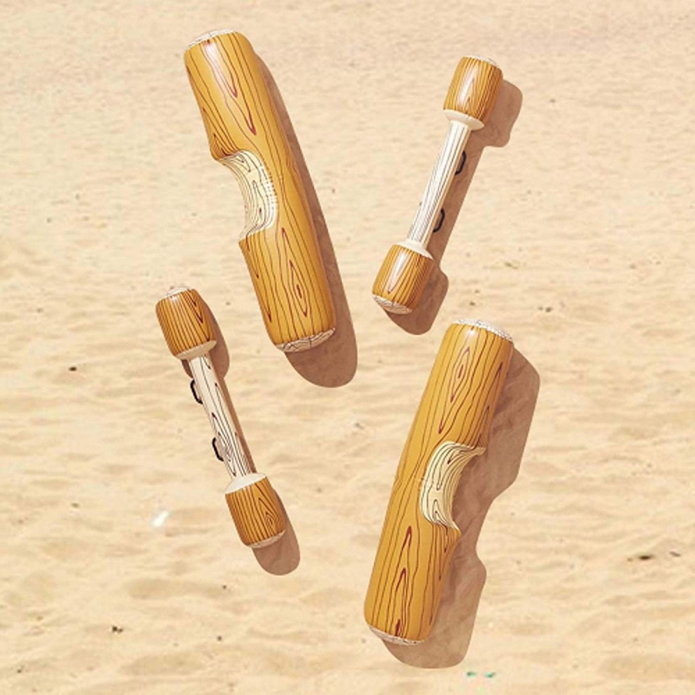 Juego para piscina 4 piezas inflables 2 canoas...