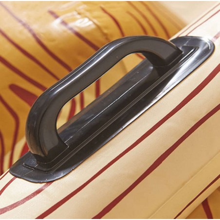 Juego para piscina 4 piezas inflables 2 canoas 2 bumpers 140x35 cm