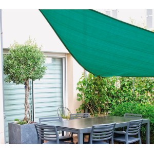 482391 Toldo triangular para exterior VERDE 5x5x5 mt con... 2