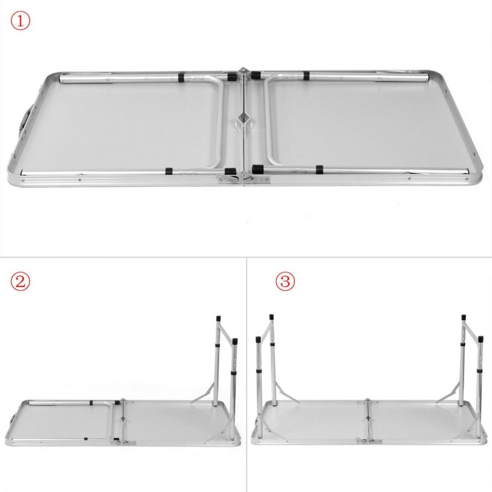 Mesa plegable de aluminio FUBUCA para camping...