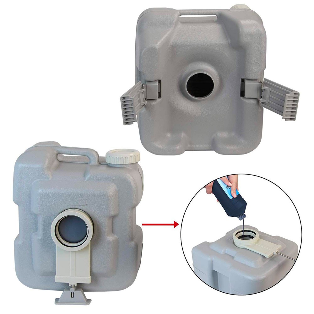 Baño portátil FUBUCA 20Lt con bomba de descarga...