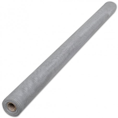 Rollo de red mosquitera STARKEN GBROT todo tipo de ventanas 100x250cm gris