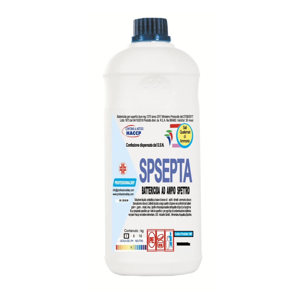 SPSEPTA PROFESIONAL DEP bactericida amplio espectro líquido 1Lt