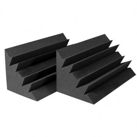 FUBUCA Kit 12 paneles esquineros absorbentes acústicos 12x12x24cm Bass Trap