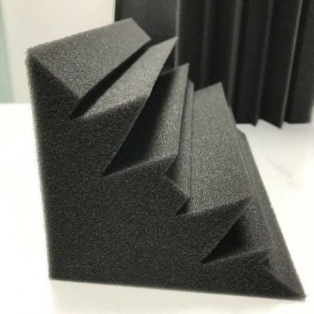 FUBUCA Kit 12 paneles esquineros absorbentes acústicos 12x12x24cm Bass Trap