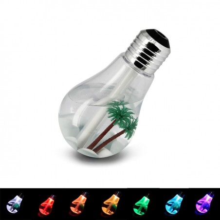 771726 Difusor BULB de aromas cromoterapia en forma de bombilla USB