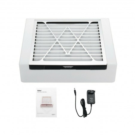 605203 Aspirador limado de uñas LIDAN con filtro lavable extraíble 228x183x85mm