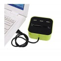 Lector de tarjetas hub con 3 puertos usb 2.0 lector SD / TF-M2-MS-TARJETA