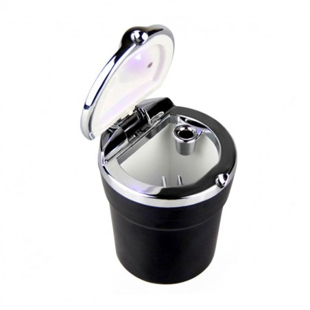 Cenicero para automóvil XONE SIOUX AI079 en ABS con luz nocturna LED