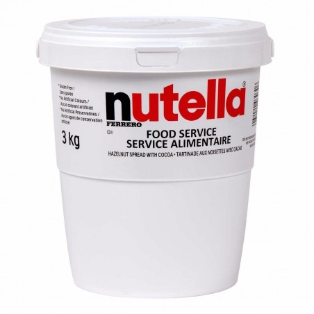 Cacao Nutella bote ahorro cubo maxi 3Kg crema untable