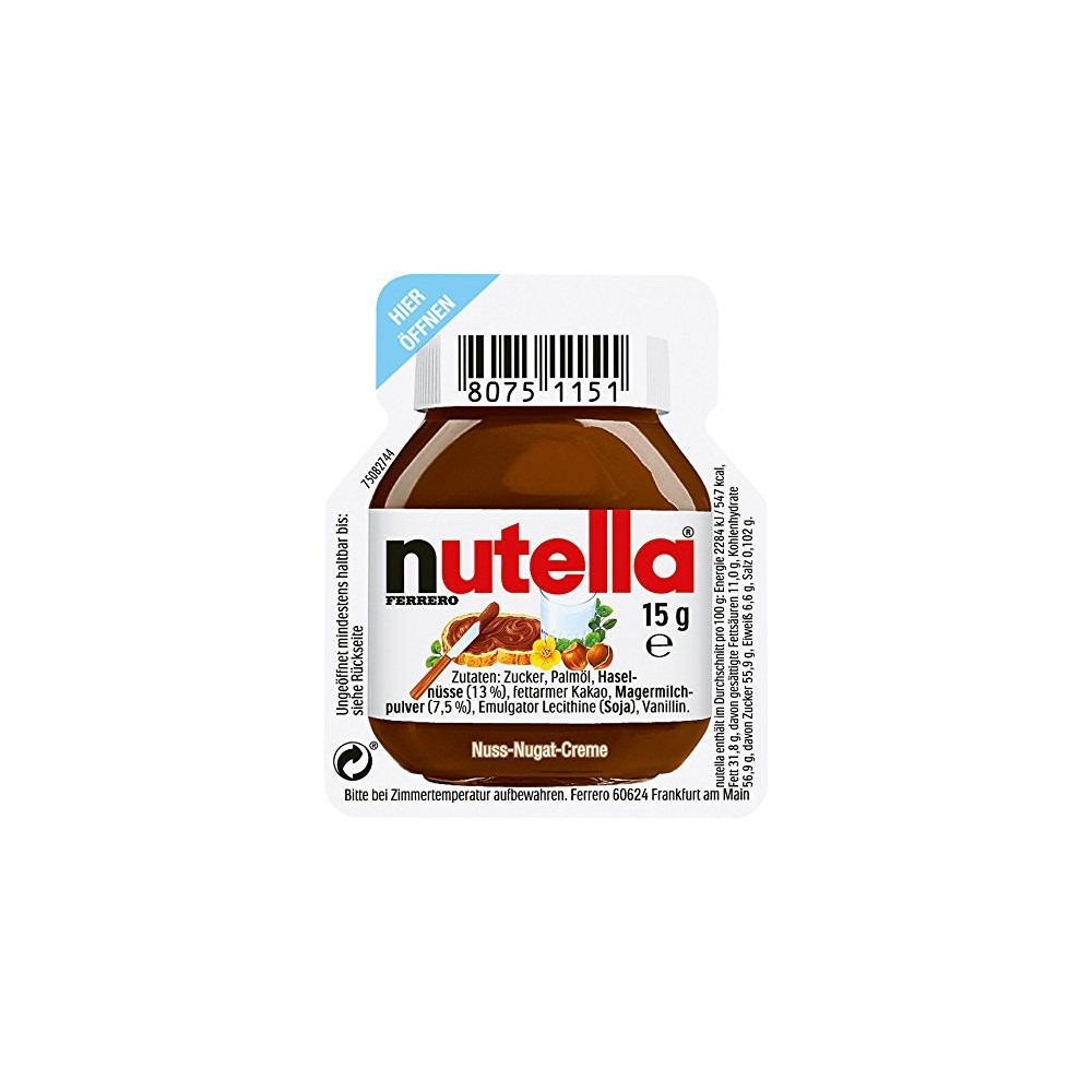 Cacao Nutella paquete de ahorro 120 paquetes de...