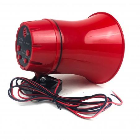 CA-130 Megáfono de coche para anuncios y publicidad función de reproducción 25 W