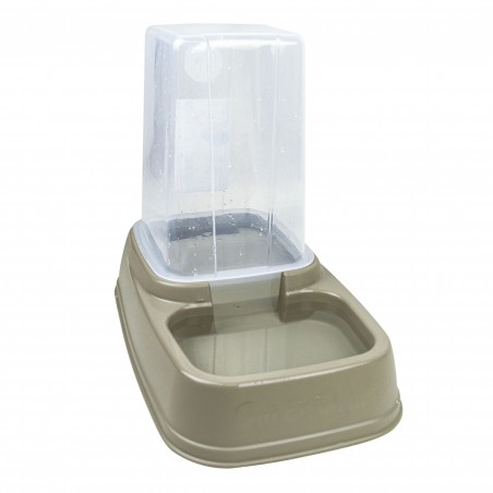 100930 Dispensador automático para mascotas 2en1 Eat and Drink agua y comida 8L