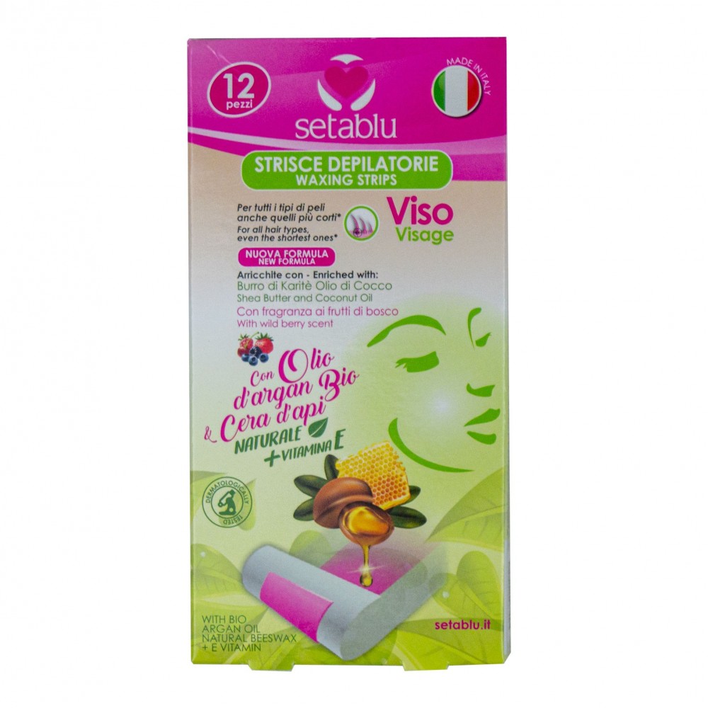 167603 12 tiras SETABLU depilación facial...