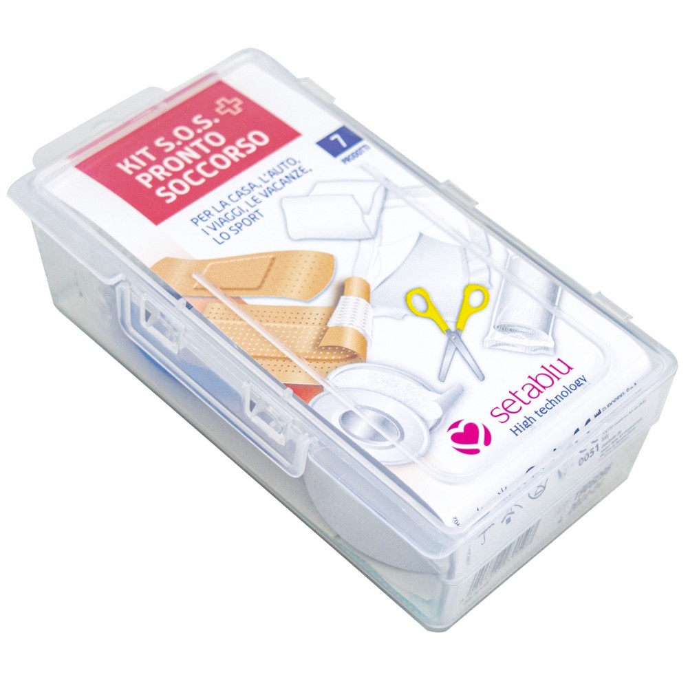 931507 Botiquín SOS primeros auxilios 7 piezas...