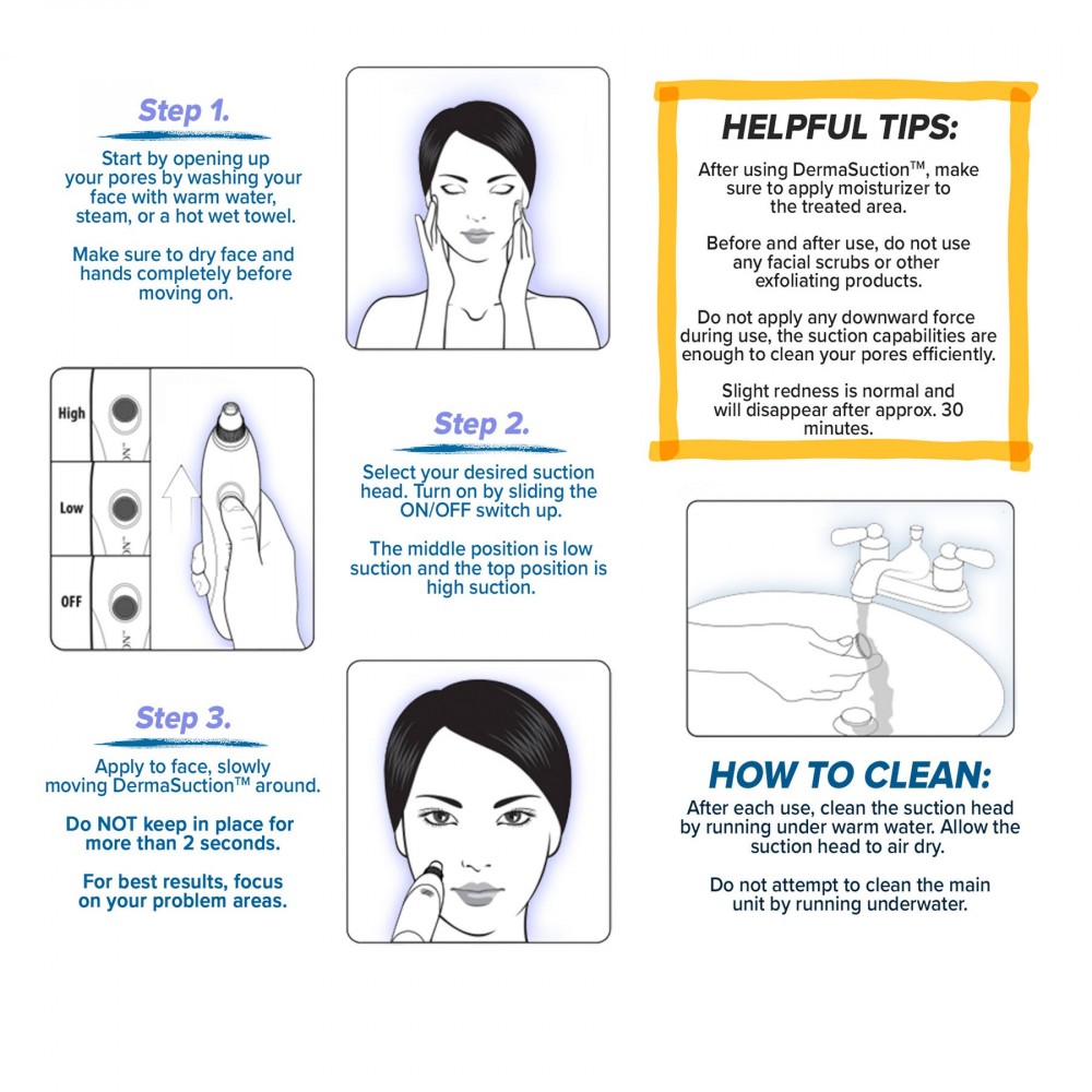 345636 Limpiador facial aspirador SUCTION...