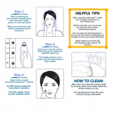 345636 Limpiador facial aspirador SUCTION limpieza poros espinillas e impurezas