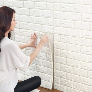 965471 Papel efecto 3D PE Madera resiste los golpes y... 2