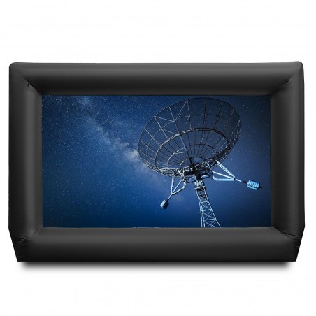 Pantalla inflable proyectable de interior o exterior FUBUCA 320x250cm 350w motor