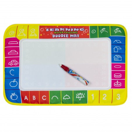 121772 Alfombra mágica Letras y números con rotulador mágico de agua 45x29cm