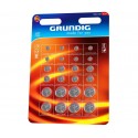 Paquete de 24 pilas de botón - diferentes tamaños - Grundig