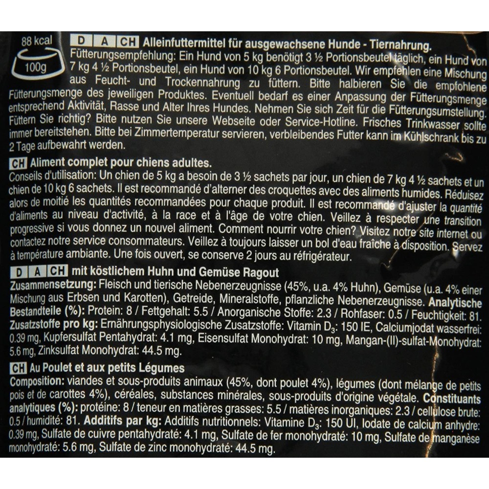 24 pcs Delicias del día Alimento CESAR para...