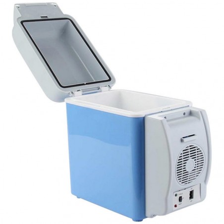 079054 Nevera portátil para coche y camping 2 en 1 caliente y frío 7.5 LT 12V
