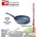 Sartén 22 cm efecto piedra antiadherente revestimiento Diamond Tech GRANITO BLU