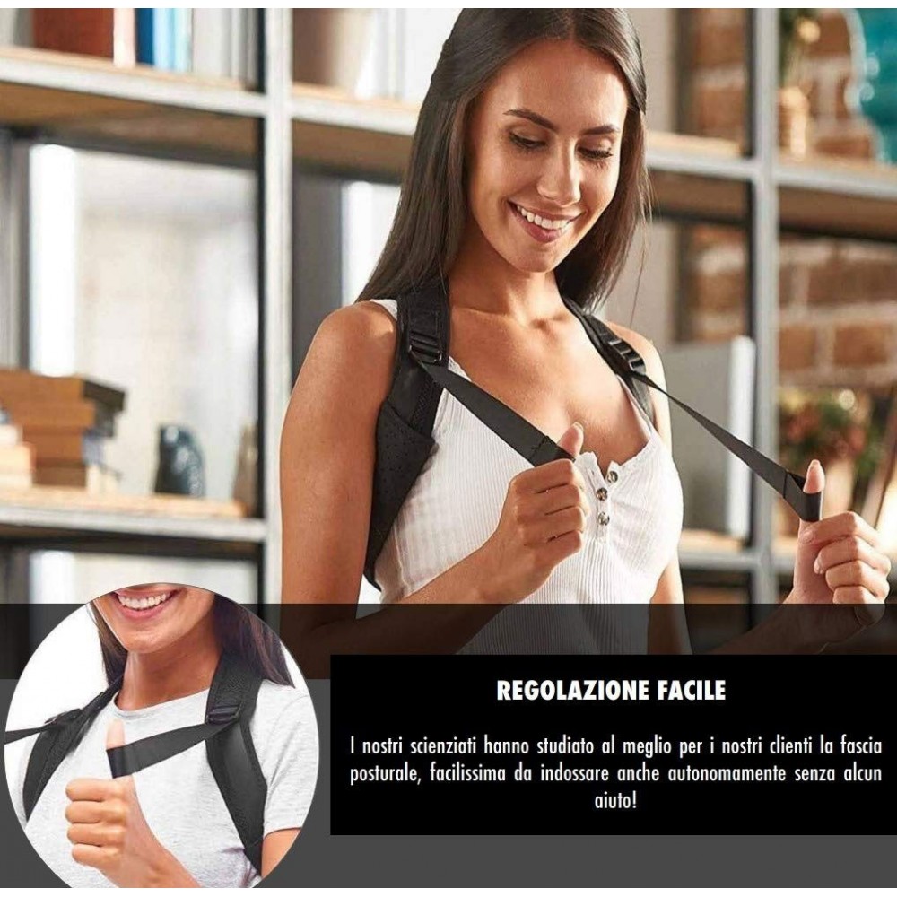 731455 Banda postural correctora para hombros y...