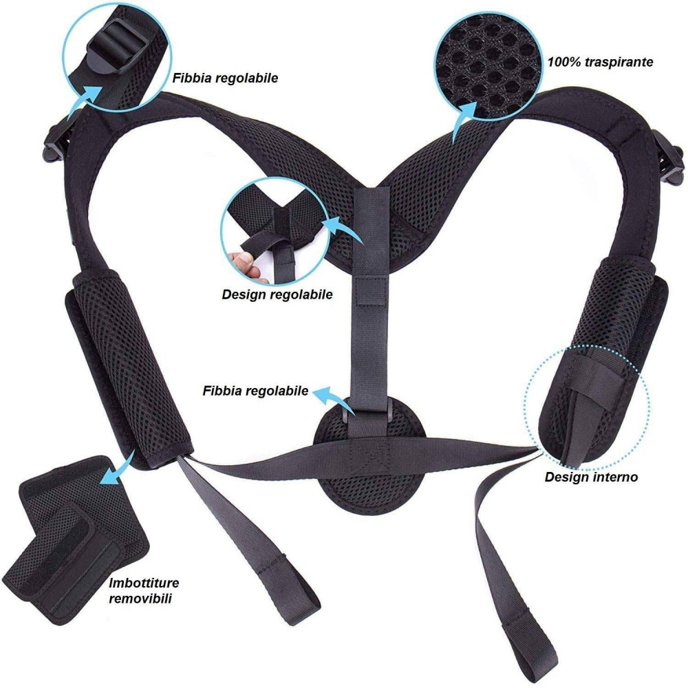 731455 Banda postural correctora para hombros y...