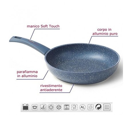 Sartén 32 cm efecto piedra Antiadherente...