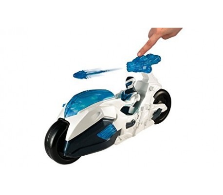 Robot superhéroe con moto - con disparador de...