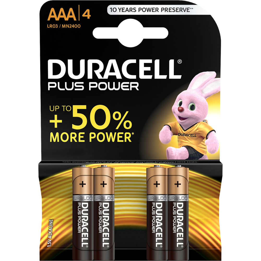 Duracell Plus Power AAA mini-pilas de 1.5V...