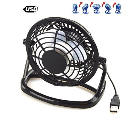 Mini ventilador USB de mesa - diámetro 13 cm -...
