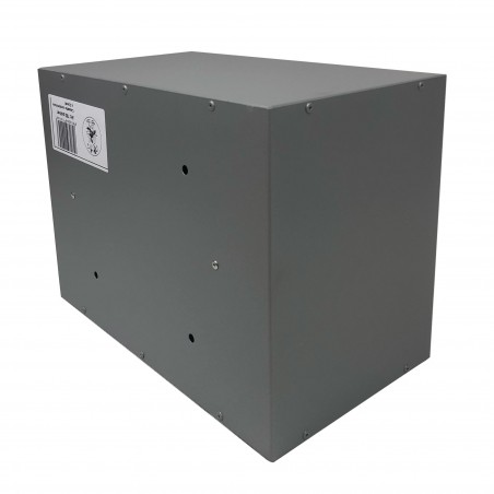 Buzón para comunidad de vecinos 2 plazas Iron Grey Art. 783B 23x18x30 Cm PLATA