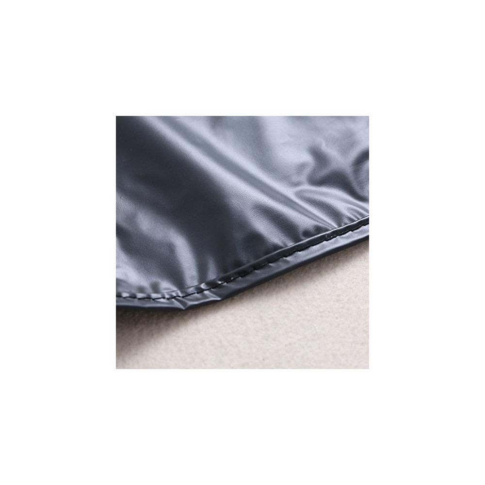 159001 Capa negra de PVC profesional peluquería...
