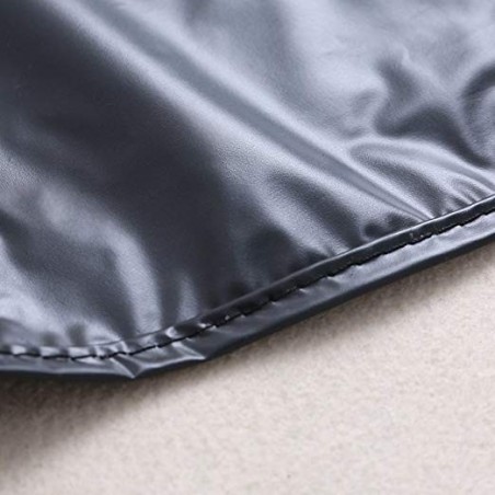 159001 Capa negra de PVC profesional peluquería 91x28cm