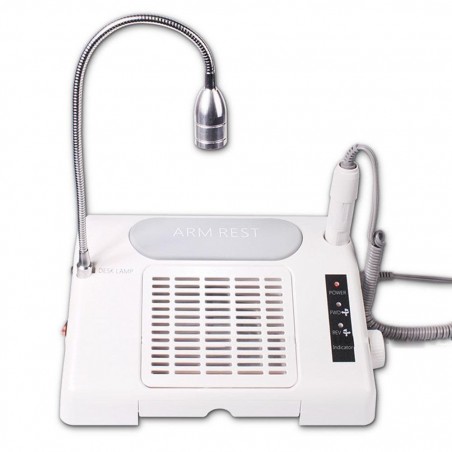 871029 Salon Expert 3 en 1 Kit completo de nail art fresadora luz y aspiradora