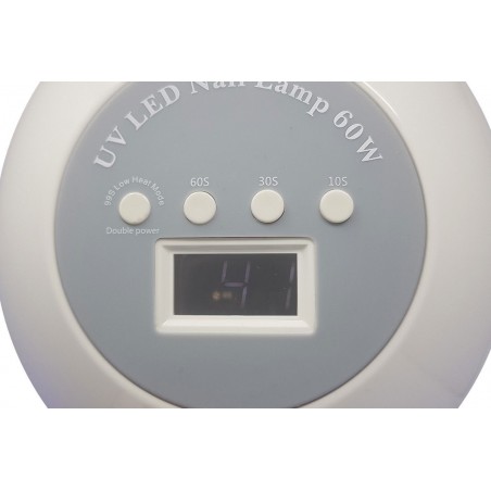 850987 Lámpara 2 en 1 UV 60W 30 LED secador esmalte uñas pantalla temporizador