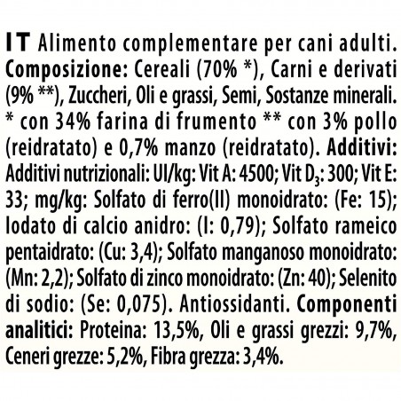 Purina Friskies Galletas corazón para perro con sabor a pollo y ternera 320g